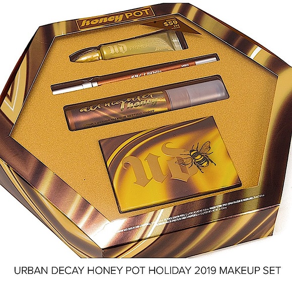 🆕🌿🍯URBAN DECAY: HONEY POT HOLIDAY 2019 MAKEUP SET - Picture 1 of 8
